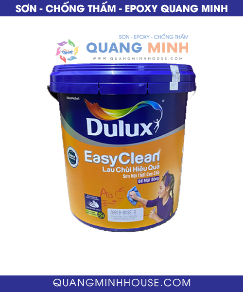 Sơn nội thất Dulux EasyClean Lau Chùi Hiệu Quả Bề Mặt Bóng A991B